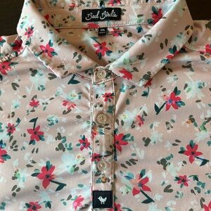 Bad Birdie Pink Floral Button-Up Shirt